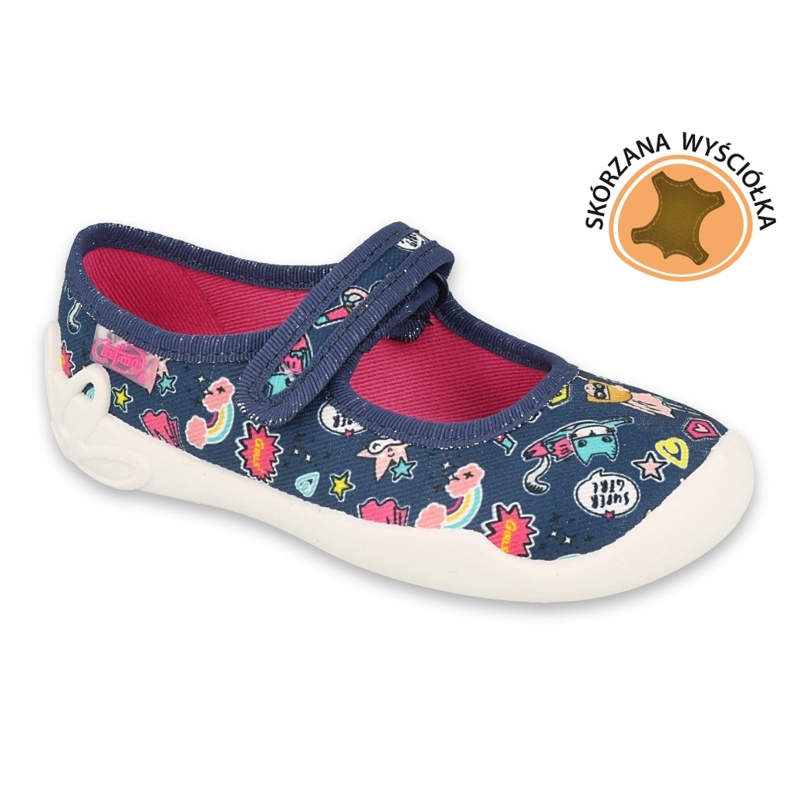 Befado children's shoes 114Y482 navy blue multicolored
