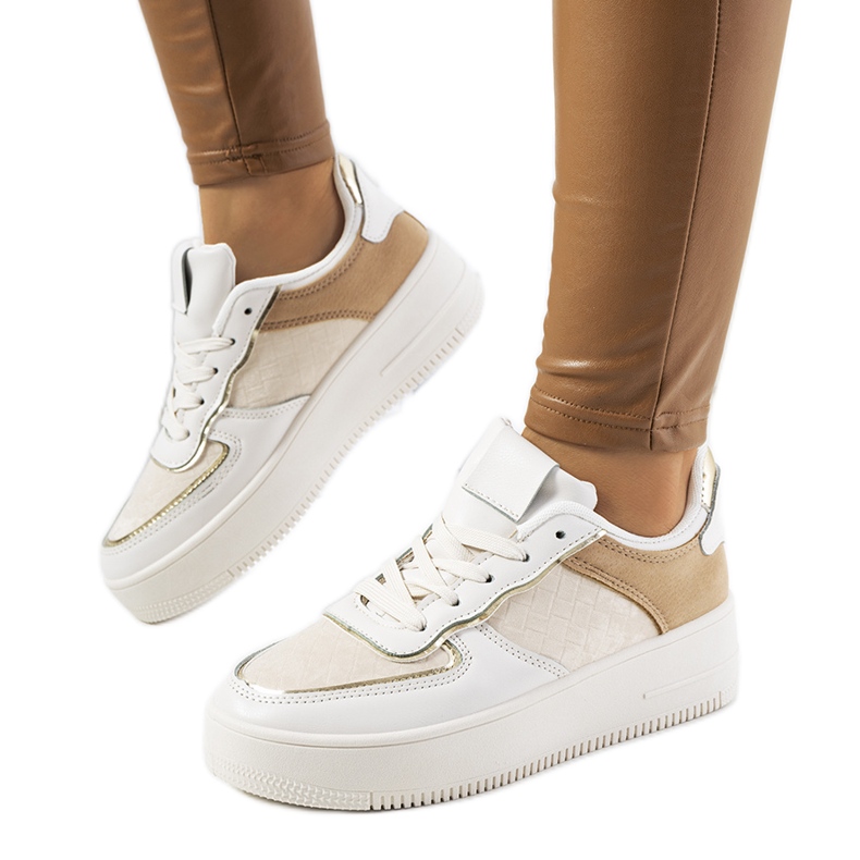 Beige women's Statela sneakers