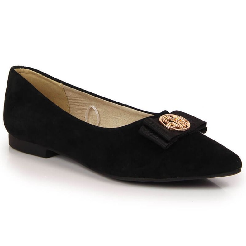 Leather ballerinas with pointed Filippo W PAW335A black