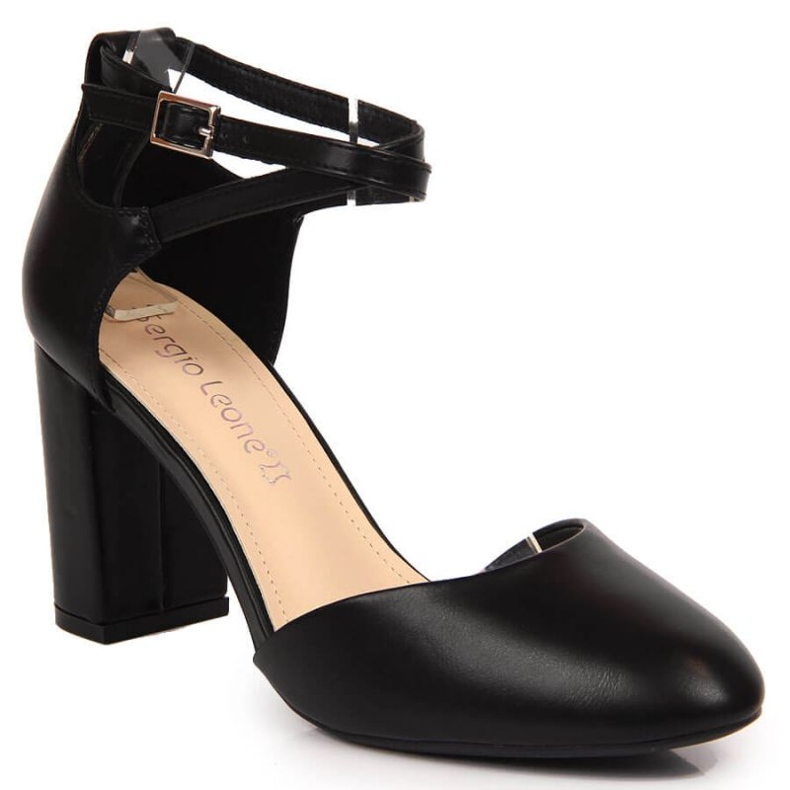 Sandals on the post of Sergio Leone W SK364B black