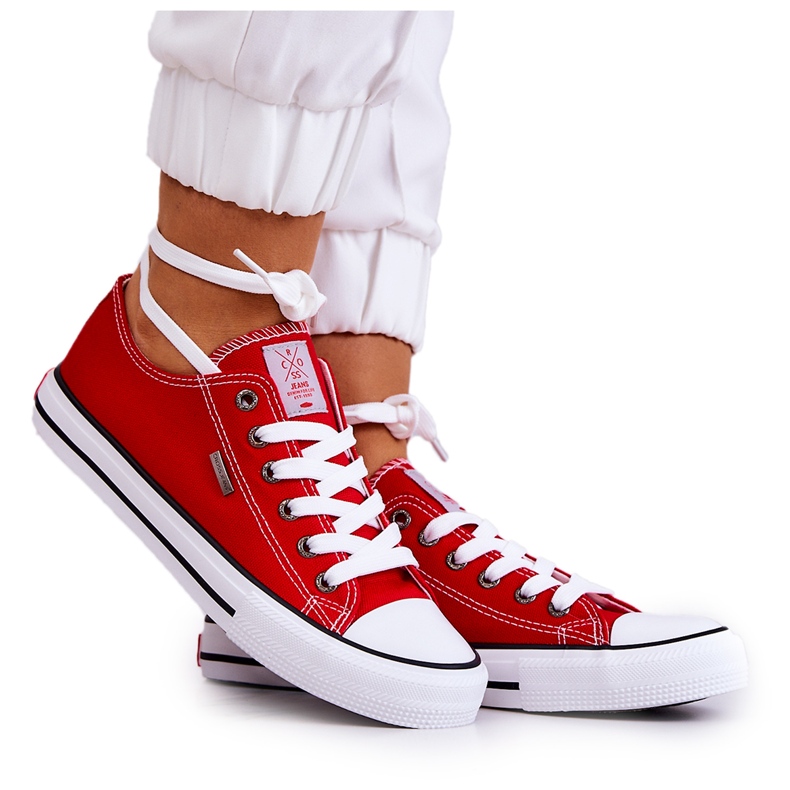 Women's Classic Sneakers Cross Jeans JJ2R4010C Red