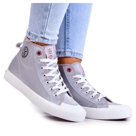 Women's High Sneakers Cross Jeans JJ2R4057C Gray grey Women's High Sneakers Cross Jeans JJ2R4057C Gray grey