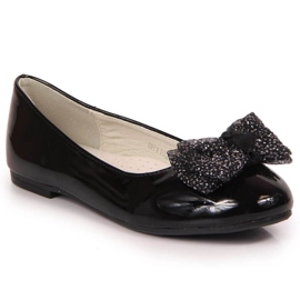 Lacquered ballerinas S. Barski Jr. OLI153A black