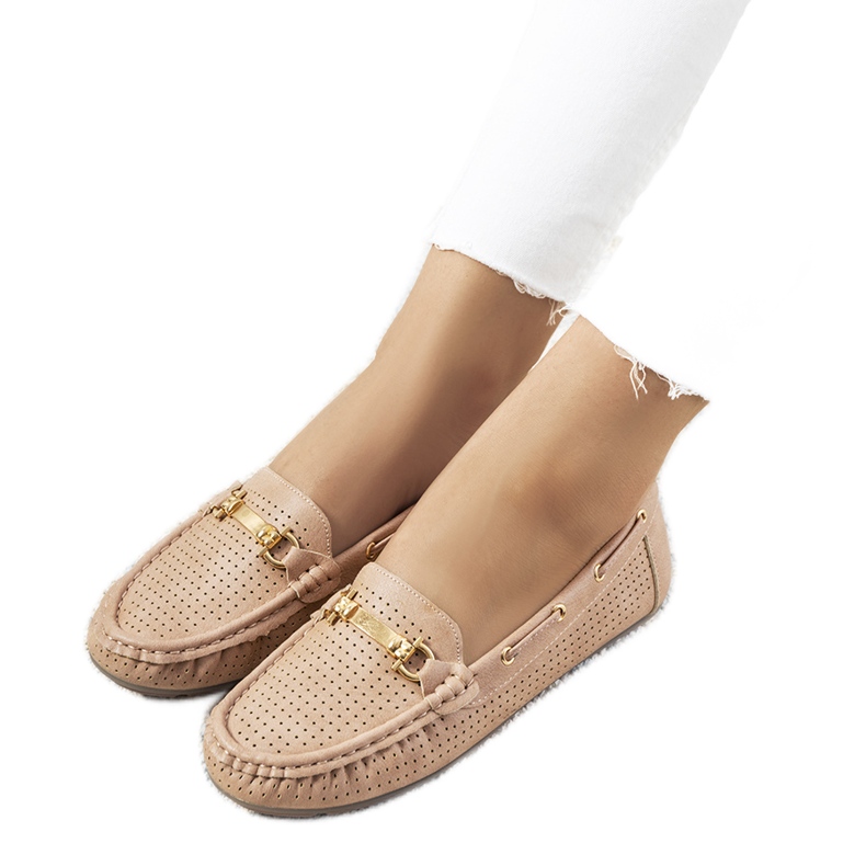 Townley pink women's loafers beige