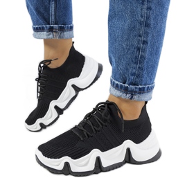 Black sports sneakers from Thornber