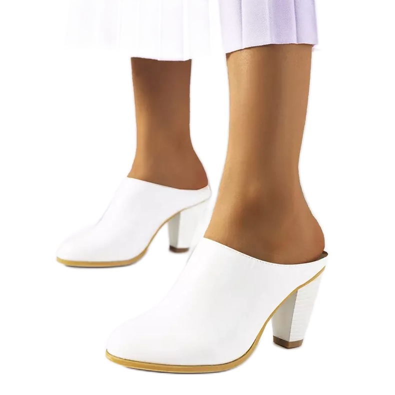 White slippers on the Plotkin post