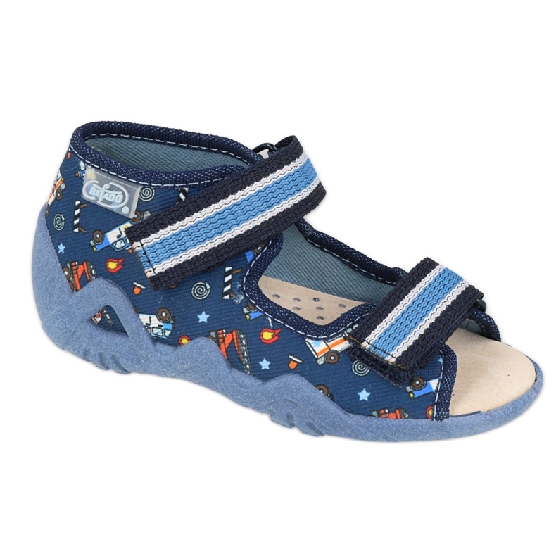 Befado yellow children's shoes 350P028 blue