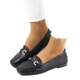 Black women's loafers from Flavon