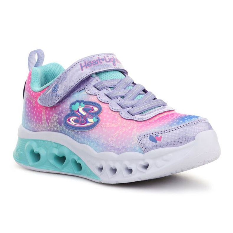 Skechers S Lights Flutter Heart Lights shoes 302315-LVMT pink