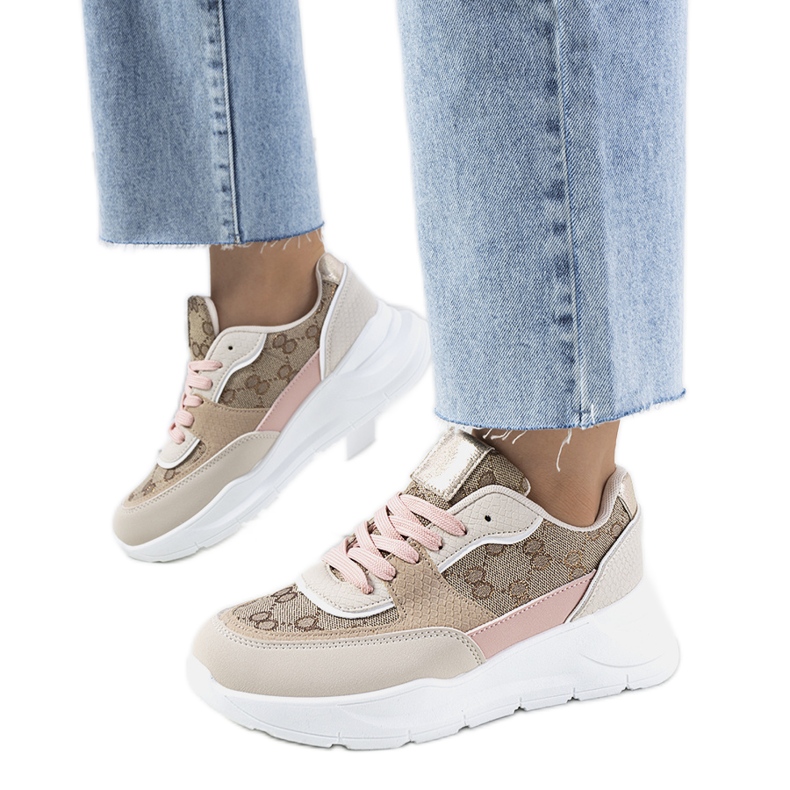 Elyne beige women's sneakers Elyne beige women's sneakers