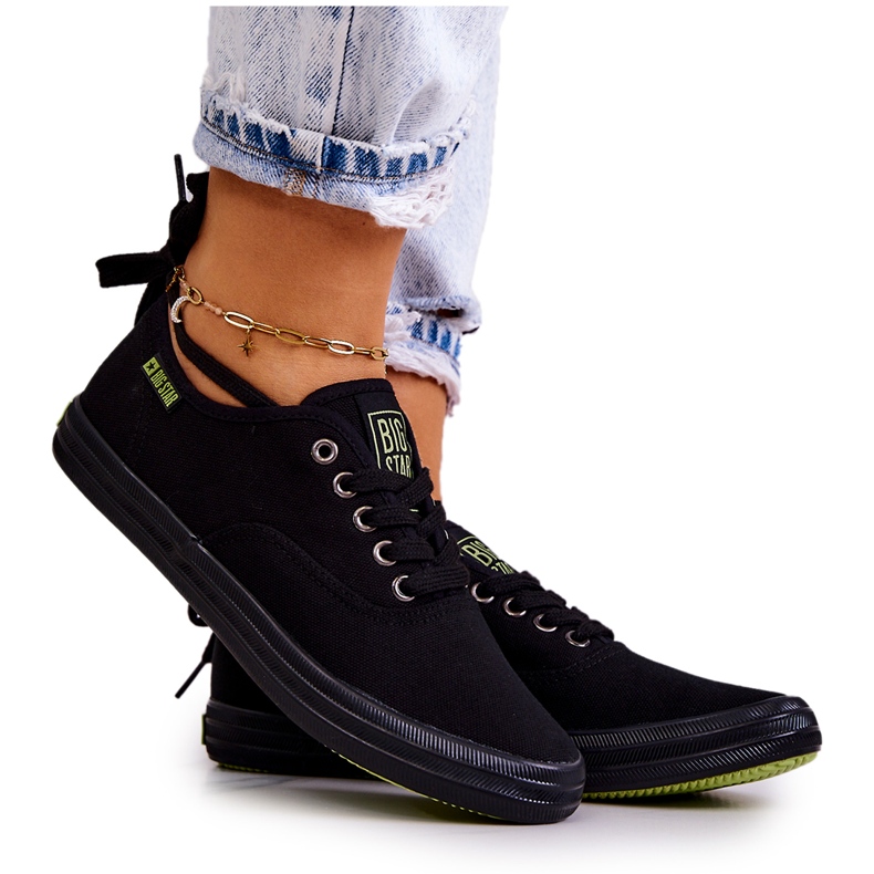 Light Women's Sneakers Big Star JJ274261 Black