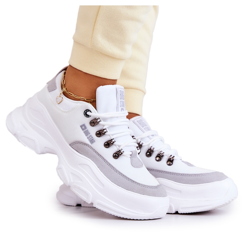 Women's sports shoes Sneakers Big Star JJ274A220 White