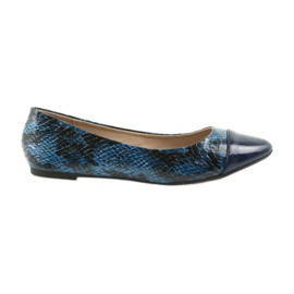Via-Nova Ballerinas women's shoes Via Nova 07-041 navy blue black