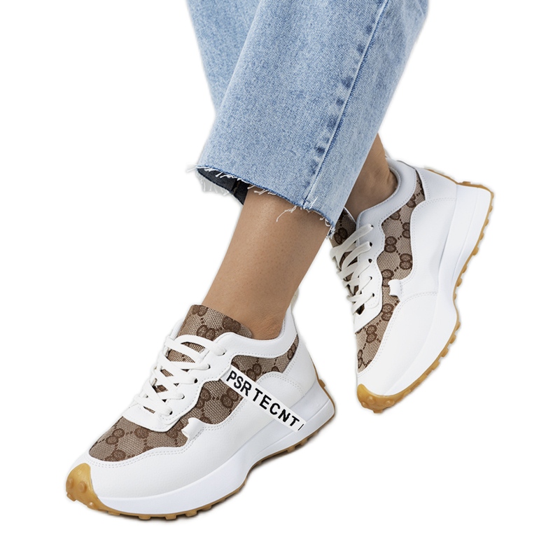 Women's white Bommel sneakers