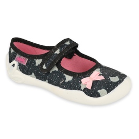 Befado children's shoes 114X481 black silver