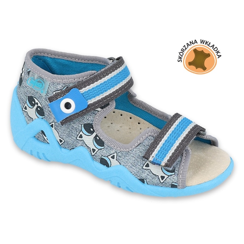 Befado yellow children's shoes 350P022 blue