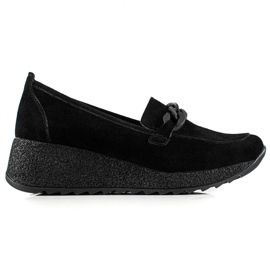 Filippo Leather Brogues On The Platform black Filippo Leather Brogues On The Platform black