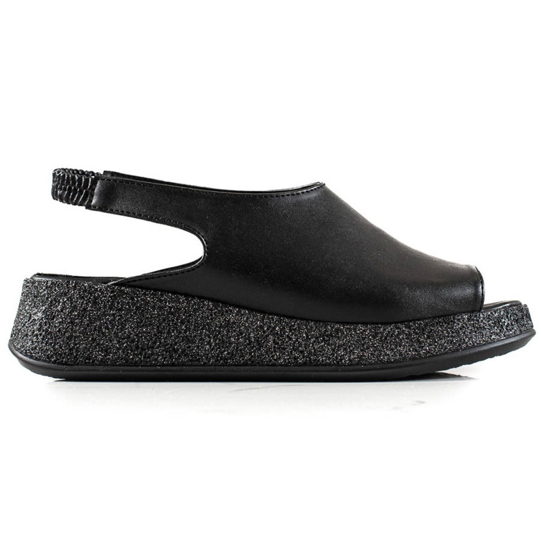 TRENDI Sandals On The Glitter Platform black