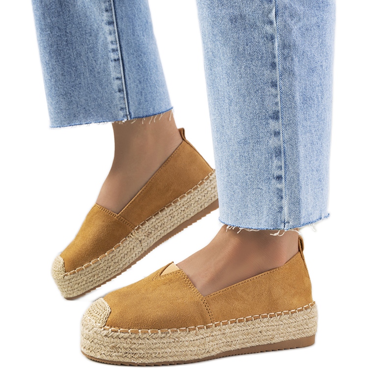 Rhianne brown espadrilles for women beige