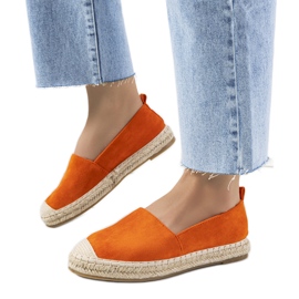 Orange Mathea women's espadrilles