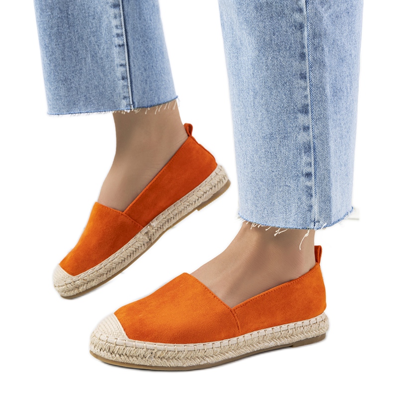 Orange Mathea women's espadrilles
