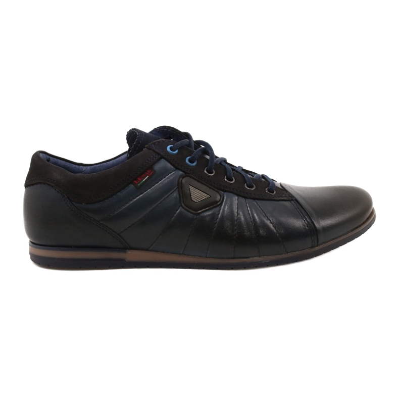 Lemar Men's leather shoes 1615 navy blue Lemar Men's leather shoes 1615 navy blue