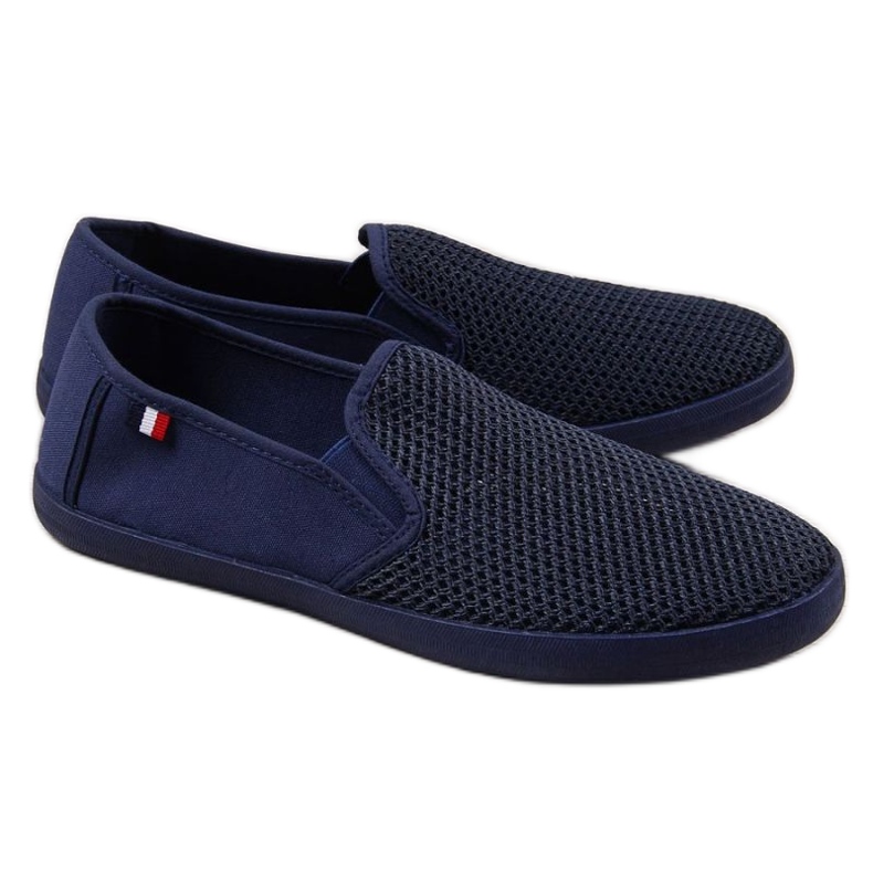 Sneakers openwork Atletico M ATC312B navy blue