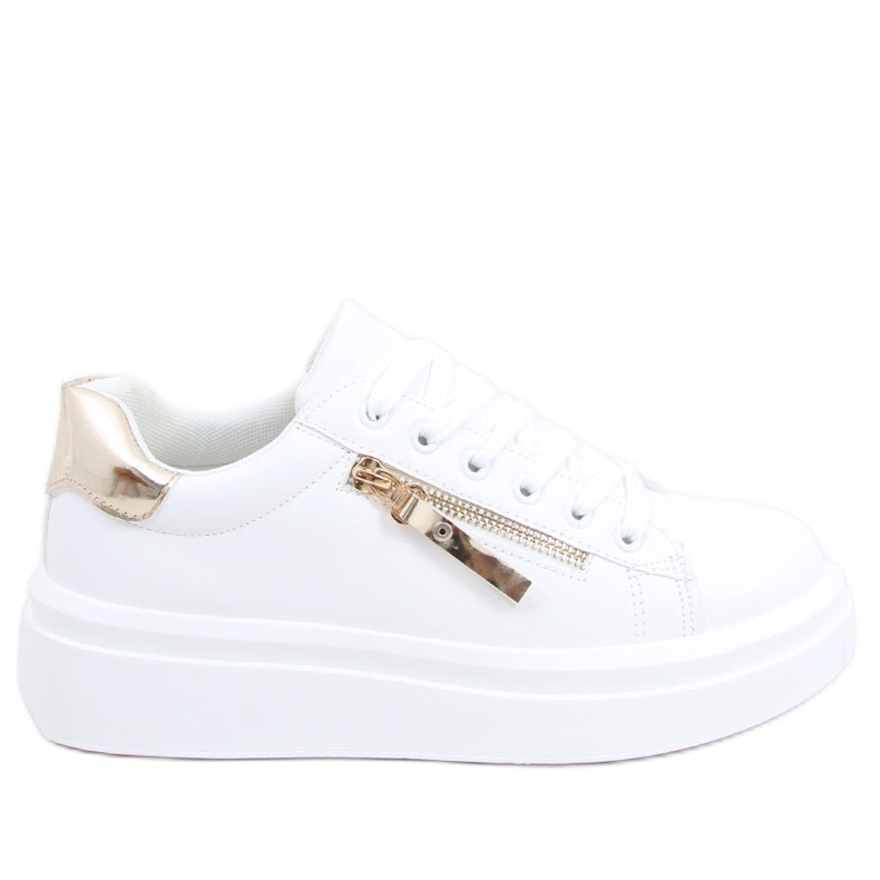 Women's sneakers Lerato WHITE / GOLD golden