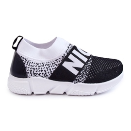 PA1 Children's Sport Slip-On Black and White Cobby PA1 Children's Sport Slip-On Black and White Cobby