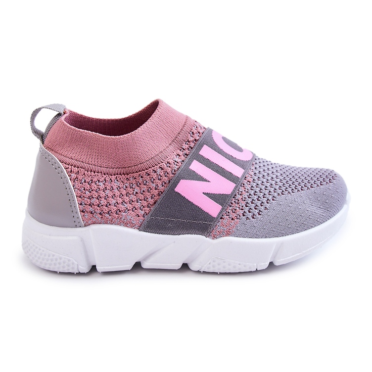 PA1 Children's Sport Slip-On Shoes Pink-Gray Cobby PA1 Children's Sport Slip-On Shoes Pink-Gray Cobby