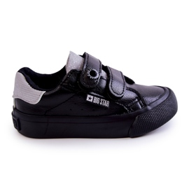 Children's Sneakers With Velcro Big Star JJ374110 Black-Gray
