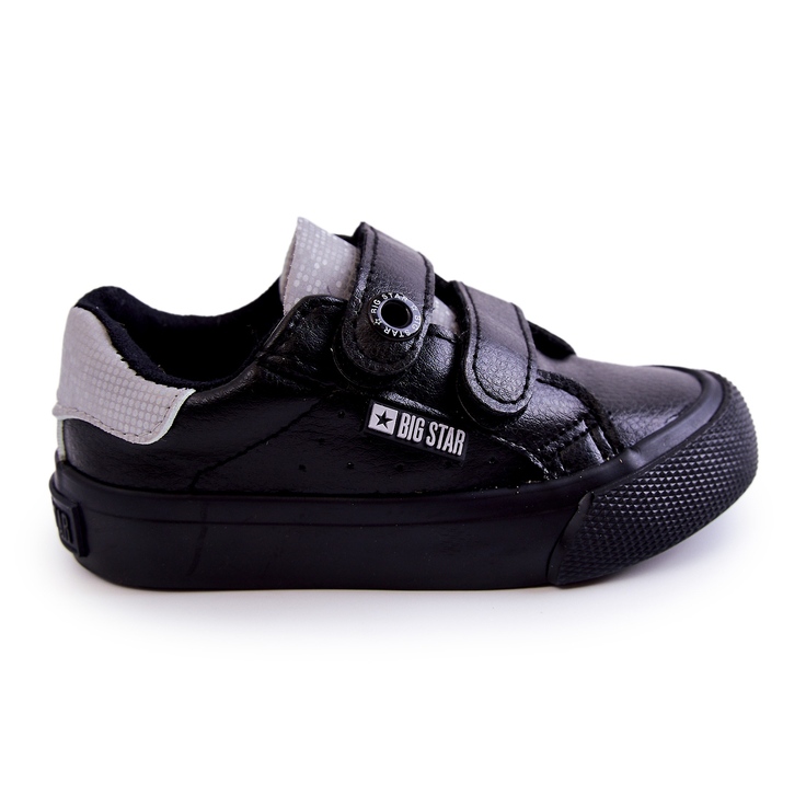 Children's Sneakers With Velcro Big Star JJ374110 Black-Gray