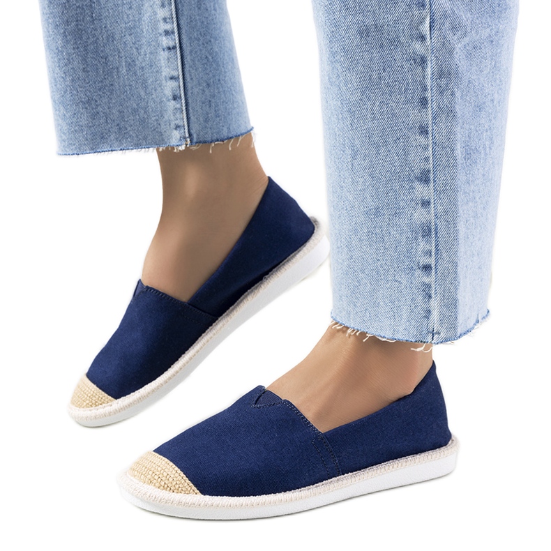 Tanner women's navy blue espadrilles