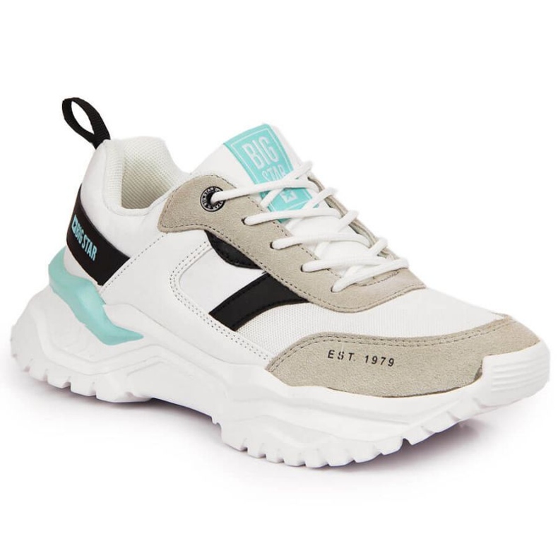 White sports shoes sneakers Big Star W JJ274A412 multicolored White sports shoes sneakers Big Star W JJ274A412 multicolored