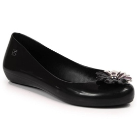 Meliski ballerinas with Zaxy flower W INT1712 black