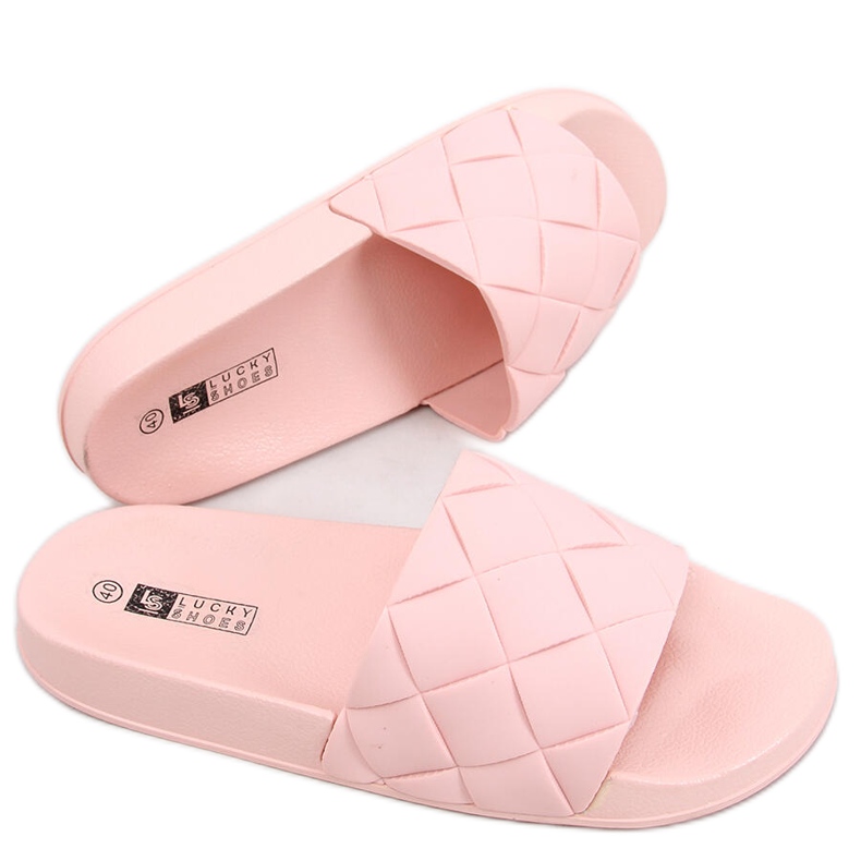 Geet Pink silicone slippers