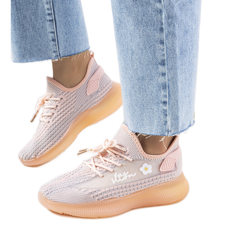 Pink Molema women's sports sneakers grey