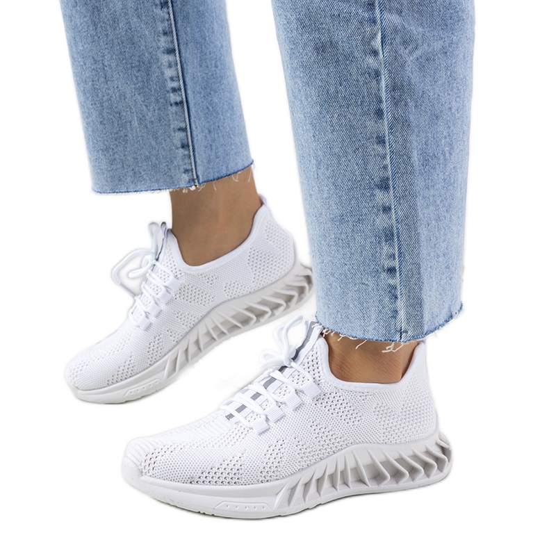Witting white sports sneakers Witting white sports sneakers