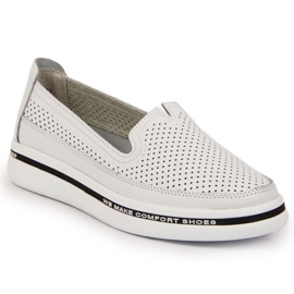 Leather openwork shoes Filippo W PAW342 white Leather openwork shoes Filippo W PAW342 white