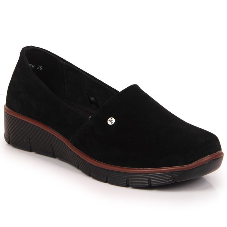 Leather shoes on the wedge Filippo W PAW343A black