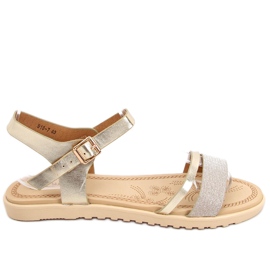 Tenda Gold women's sandals golden