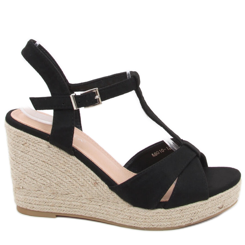 Sandals Espadrilles on the wedge Basam Black