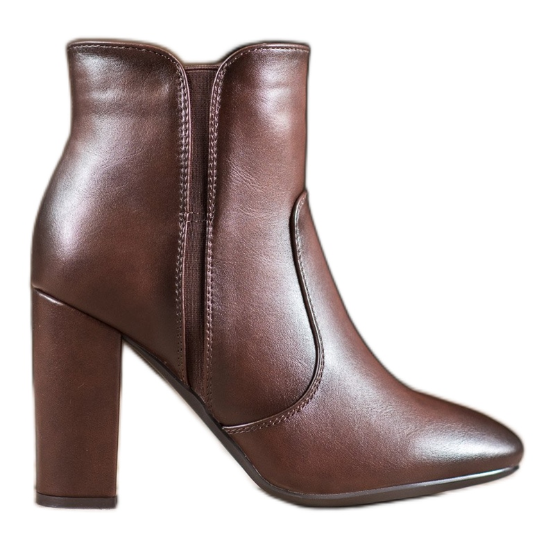 Super Mode Brown Boots With Eco Leather