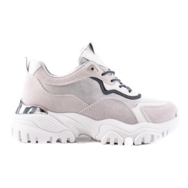 TRENDI Fashionable Sneakers grey multicolored