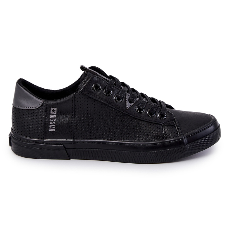 Men's Leather Sneakers Big Star JJ174227 Black