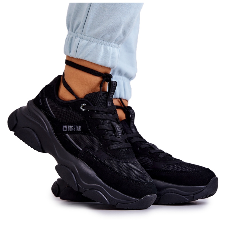 Women's Sneakers Sports Shoes Big Star JJ274578 Black