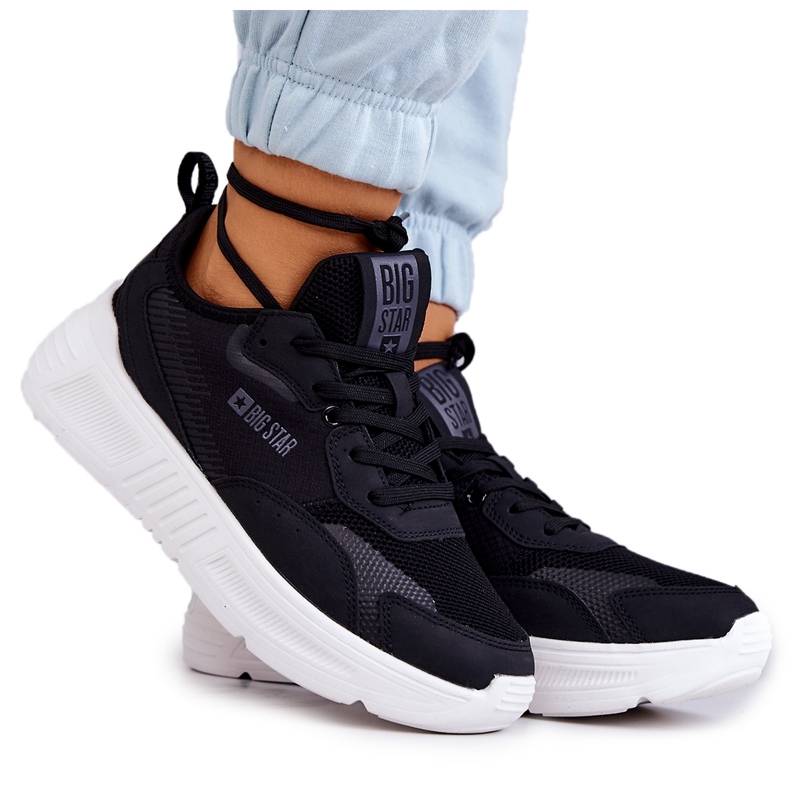 Fashionable Sneakers Sport Shoes Big Star JJ274598 Black Fashionable Sneakers Sport Shoes Big Star JJ274598 Black