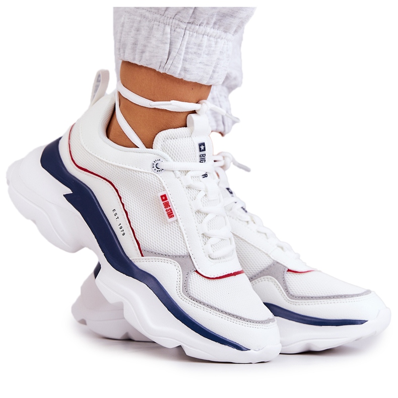 Women's sports shoes Big Star JJ274A116 White Women's sports shoes Big Star JJ274A116 White