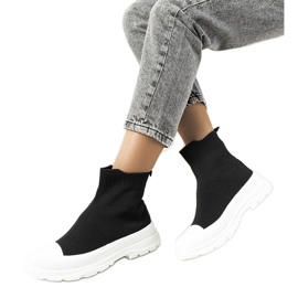Black Mickey ankle sneakers
