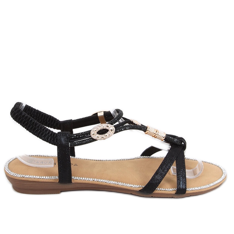 Clevon Black women's sandals Clevon Black women's sandals